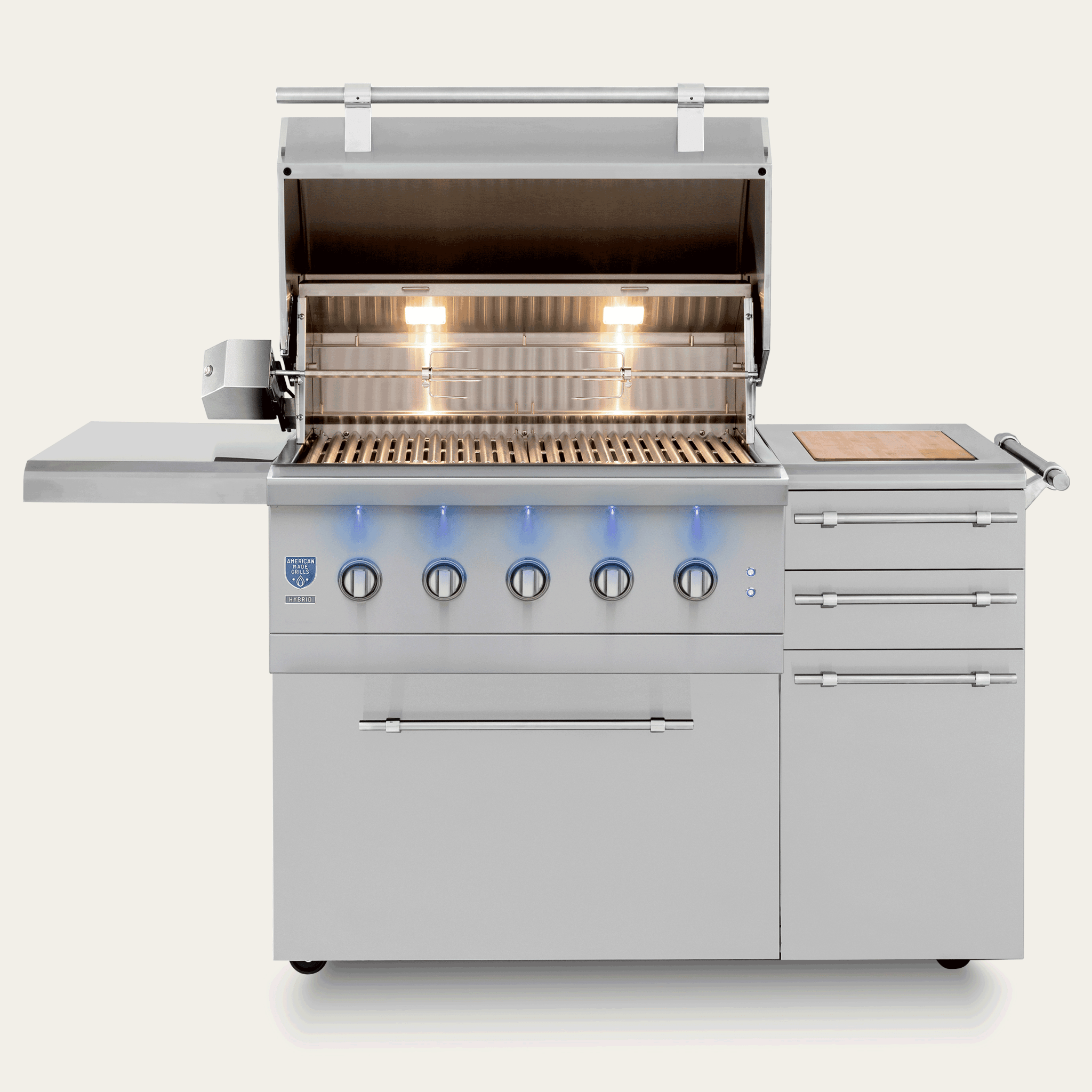 Freestanding Encore - 36" Hybrid Grill - by American Made Grills | Buy at Agent BBQ