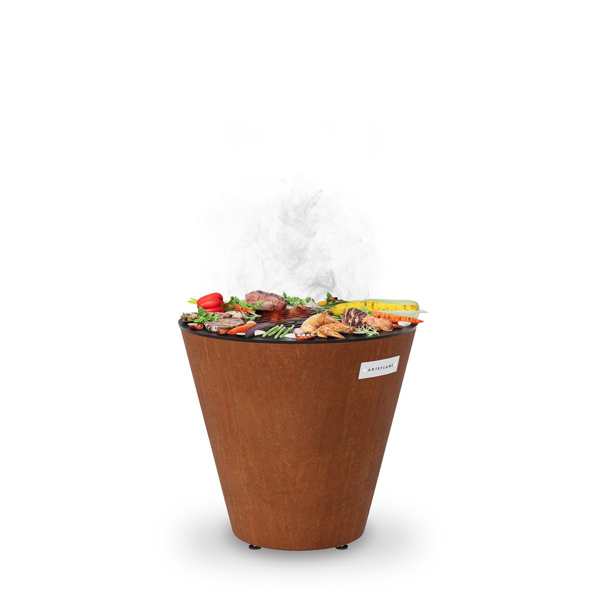 Arteflame ONE20 — 20″ One Series Flat-Top Charcoal Grill & Fire Bowl - All Products, Arteflame Grills by Arteflame | Buy at Agent BBQ