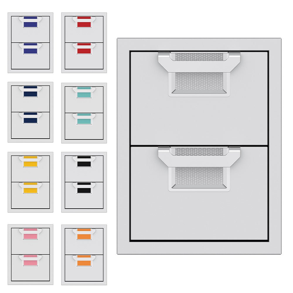 Aspire by Hestan AEDR16 Double Storage Drawers, 16-Inches - Grill : Cabinetry by Aspire by Hestan | Buy at Agent BBQ