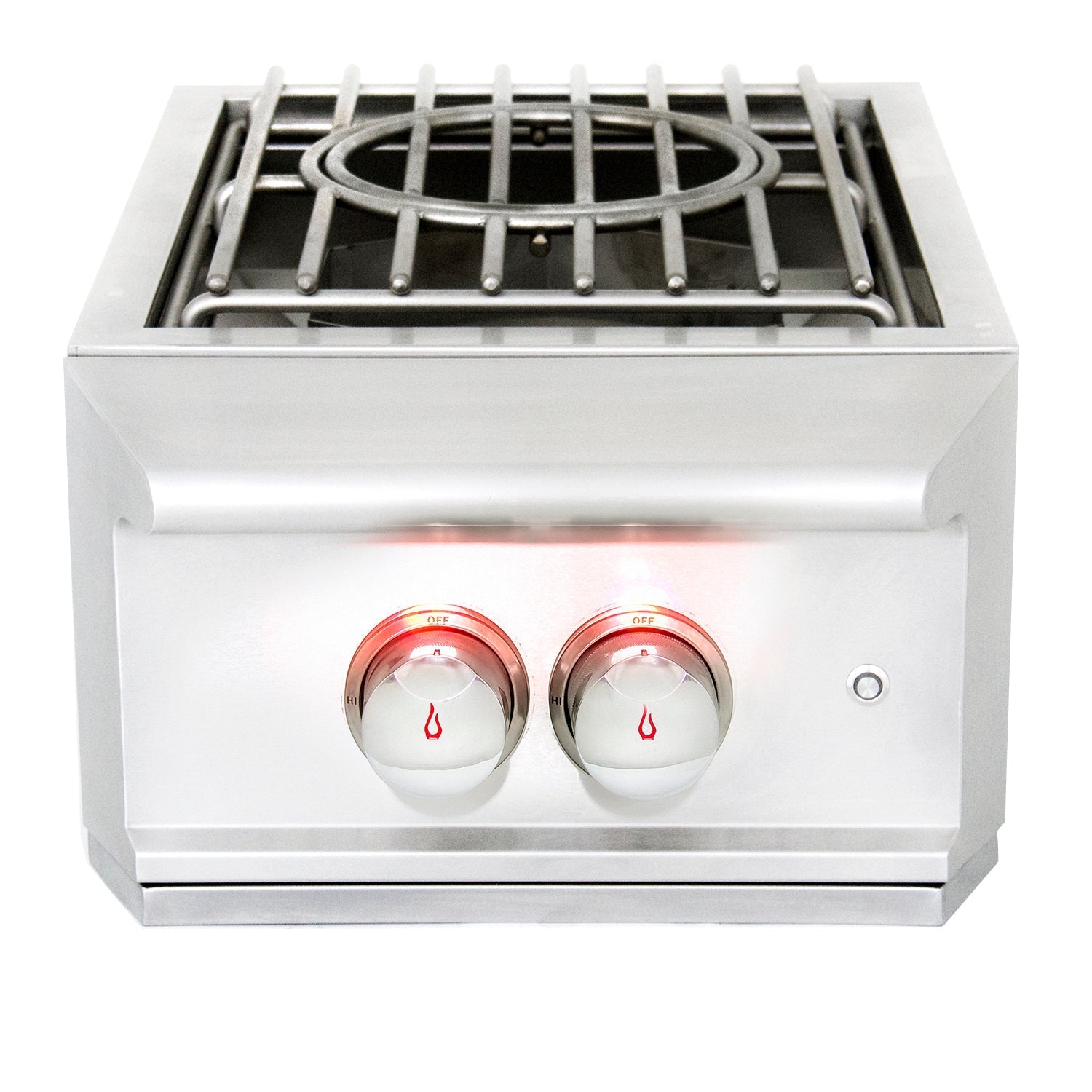 Blaze Premium LTE Built - In Gas High Performance Power Burner W/ Wok Ring & Stainless Steel Lid - BLZ - PBLTE - LP/NG - by Blaze Grills | Buy at Agent BBQ