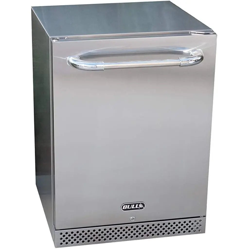 Bull 23" 4.9 Cu. Ft. Stainless Steel Premium Outdoor Refrigerator Series 2 - by Bull Grills | Buy at Agent BBQ