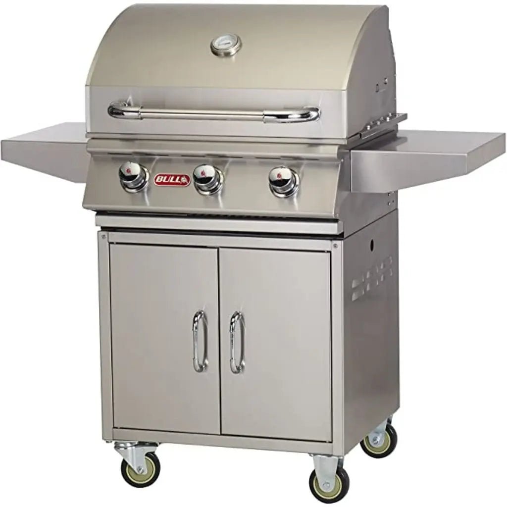 Bull 24" 3 - Burner Steer Premium Freestanding Gas Grill - by Bull Grills | Buy at Agent BBQ