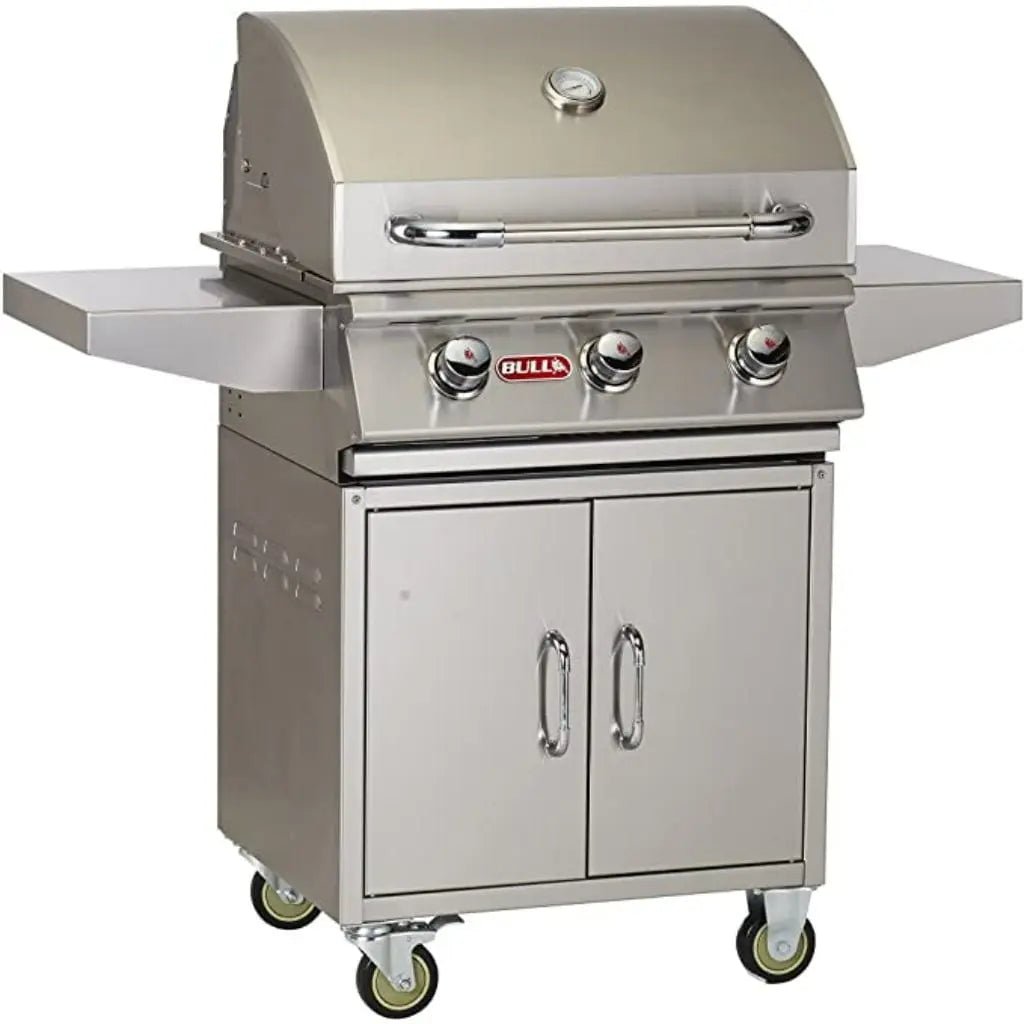 Bull 24" 3 - Burner Steer Premium Freestanding Gas Grill - by Bull Grills | Buy at Agent BBQ