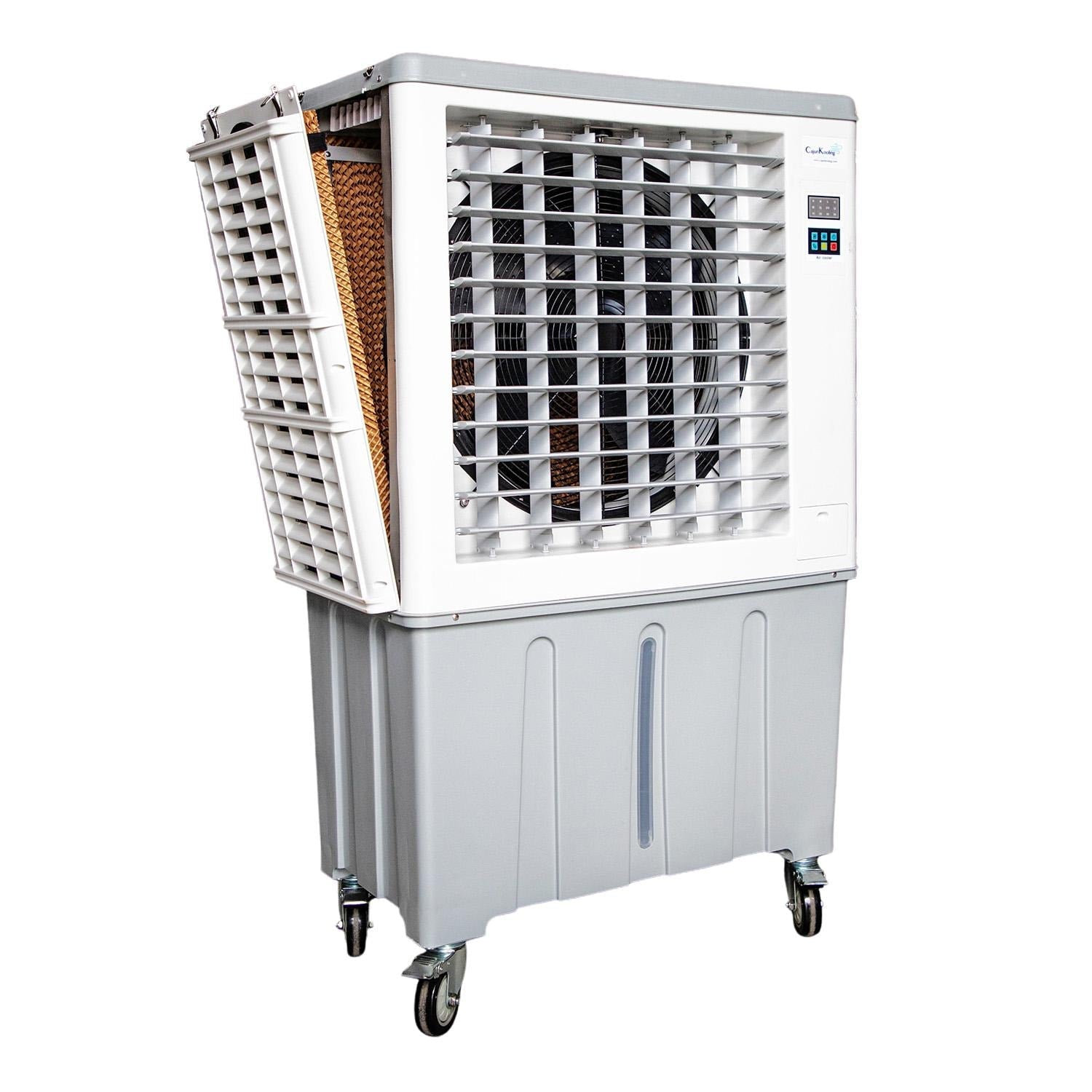 Cajun Kooling Portable Air Cooler 1200 Sq Ft 4500 CFM (White/Grey) - Evaporative Air Coolers by Cajun Kooling | Buy at Agent BBQ