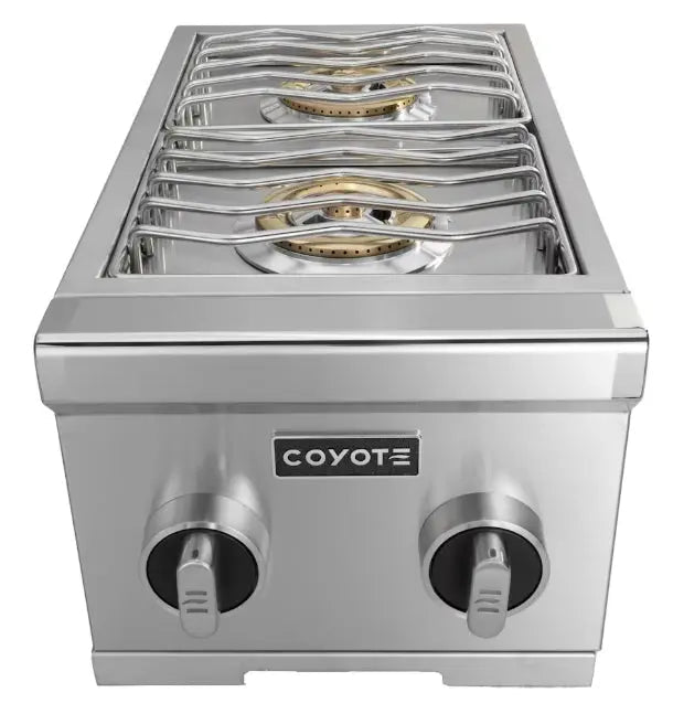 Coyote 12 Inch Gas Built - In Double Side Burner - Outdoor Grills by Coyote Outdoor Living | Buy at Agent BBQ