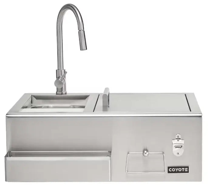 Coyote 30 Inch Refreshment Center - C3RC - Sink by Coyote Outdoor Living | Buy at Agent BBQ