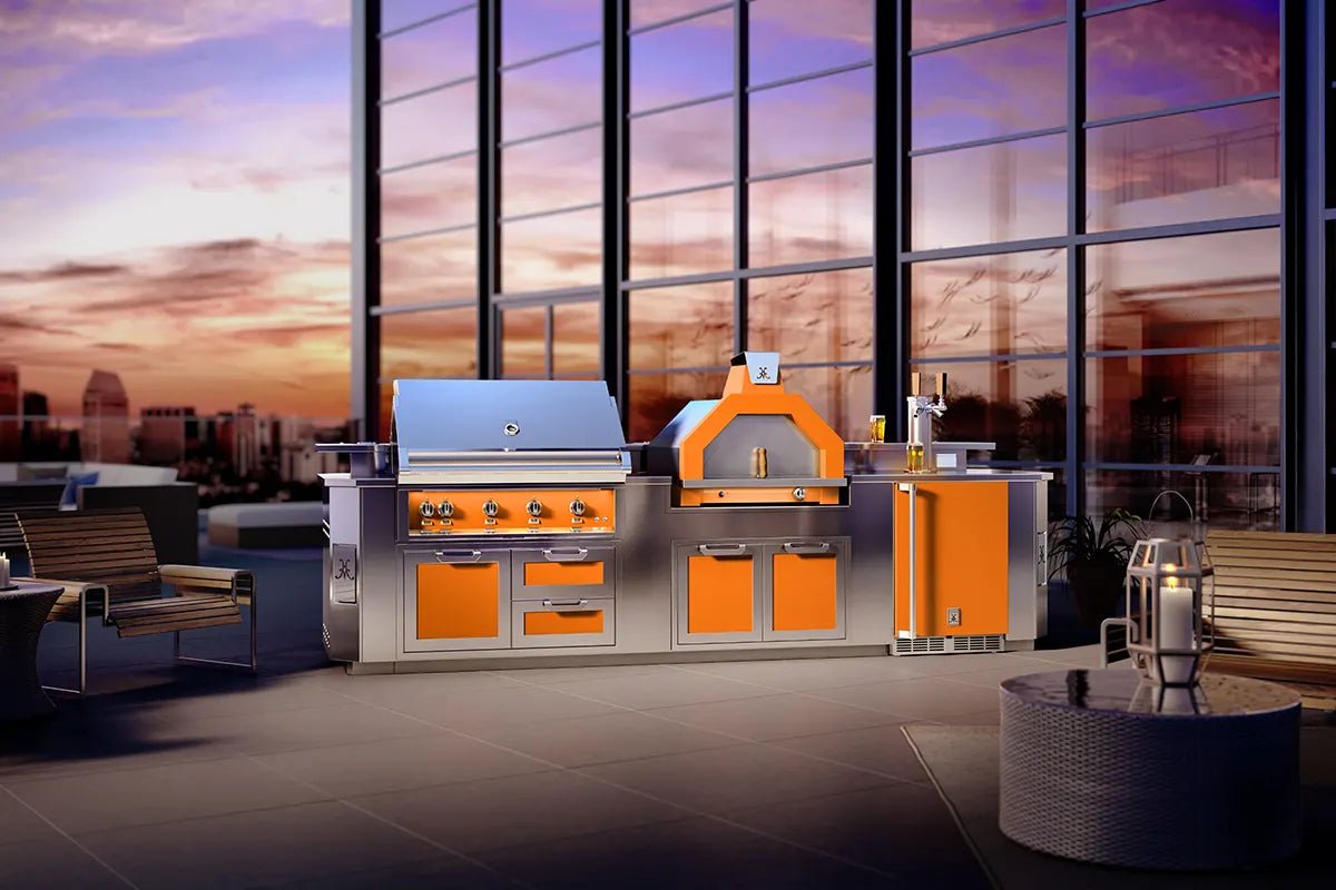 Hestan 12 Ft. GE Series Kitchen Island with Pizza Oven Cutout - GESC12 - by Hestan | Buy at Agent BBQ