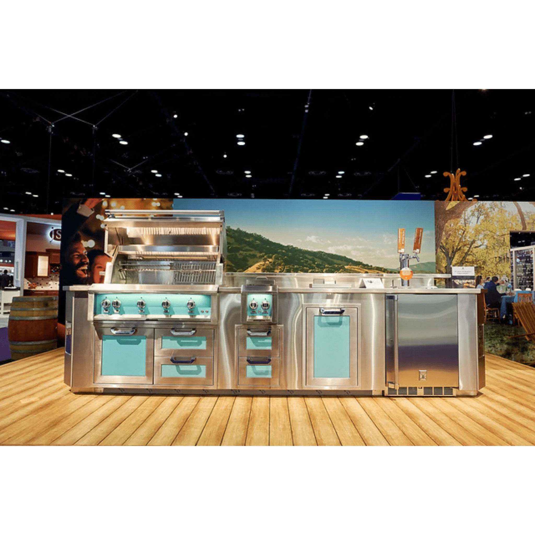 Hestan 12 Ft. GES GE Series Kitchen Island With Side Burner Cutout - GES12 - by Hestan | Buy at Agent BBQ