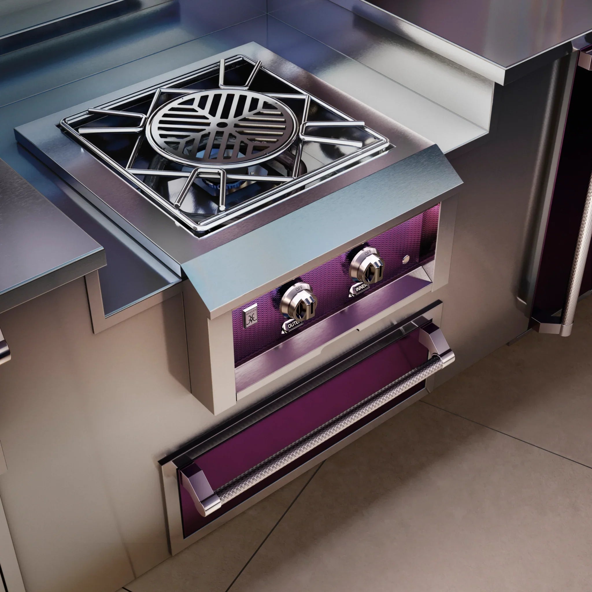 Hestan 24" Built - In Power Burner - AGPB24 - by Hestan | Buy at Agent BBQ