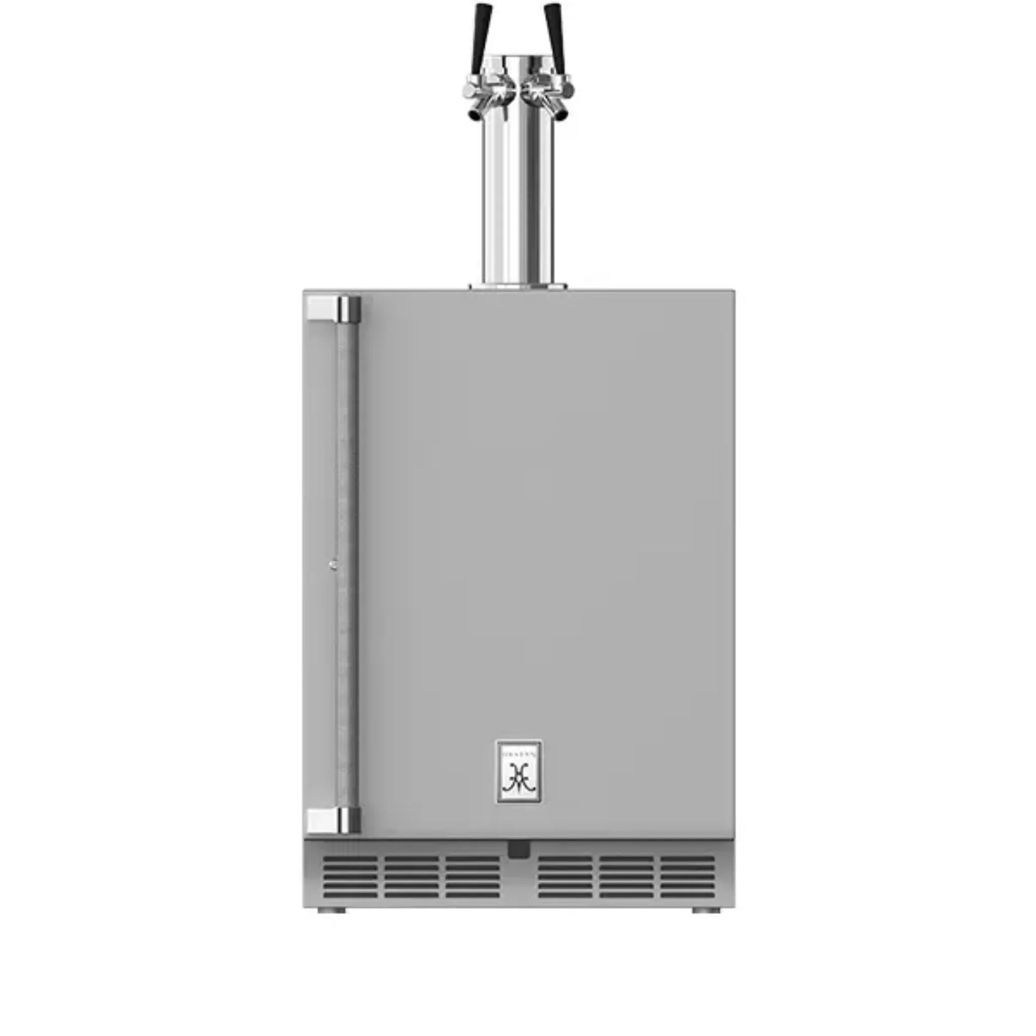 Hestan 24" Outdoor Solid Door Double Faucet Beer Dispenser with Lock - GFDS242 - by Hestan | Buy at Agent BBQ