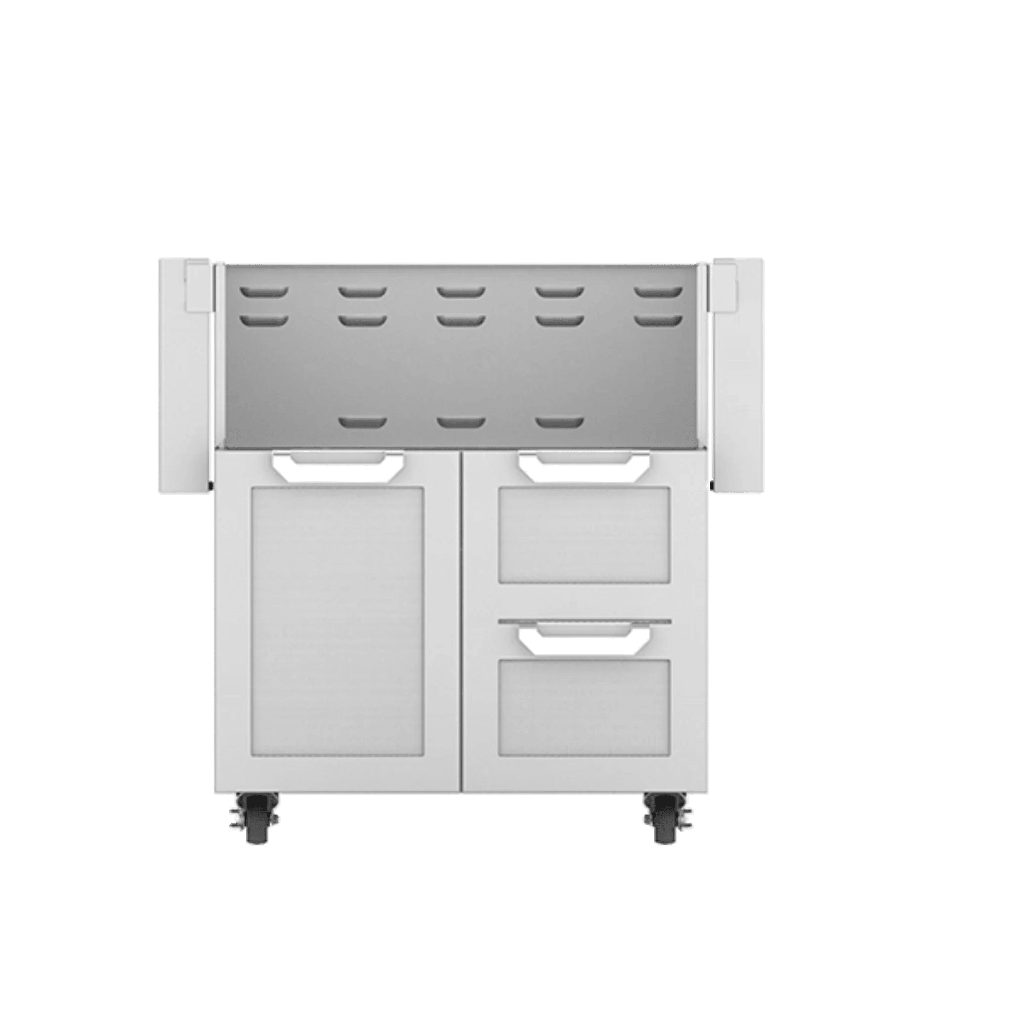 Hestan 30" GCR Series Outdoor Tower Cart with Door & Double Drawer - GCR30 - by Hestan | Buy at Agent BBQ