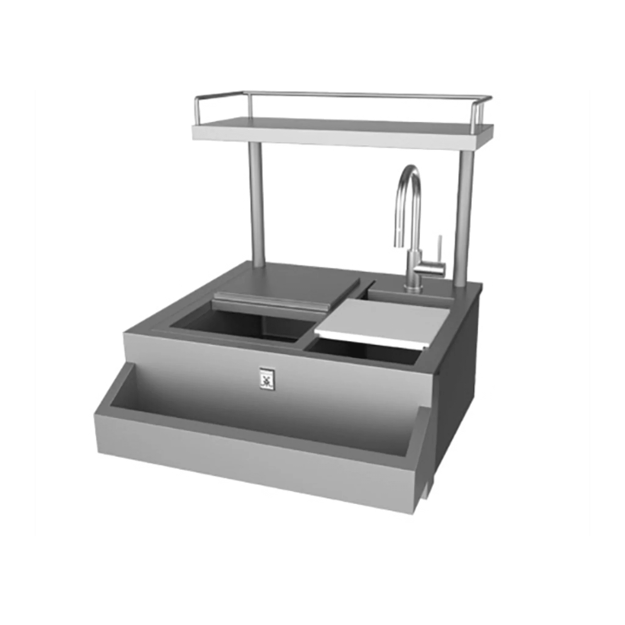 Hestan 30" Refreshment Center with High Shelf - GRCHS30 - by Hestan | Buy at Agent BBQ