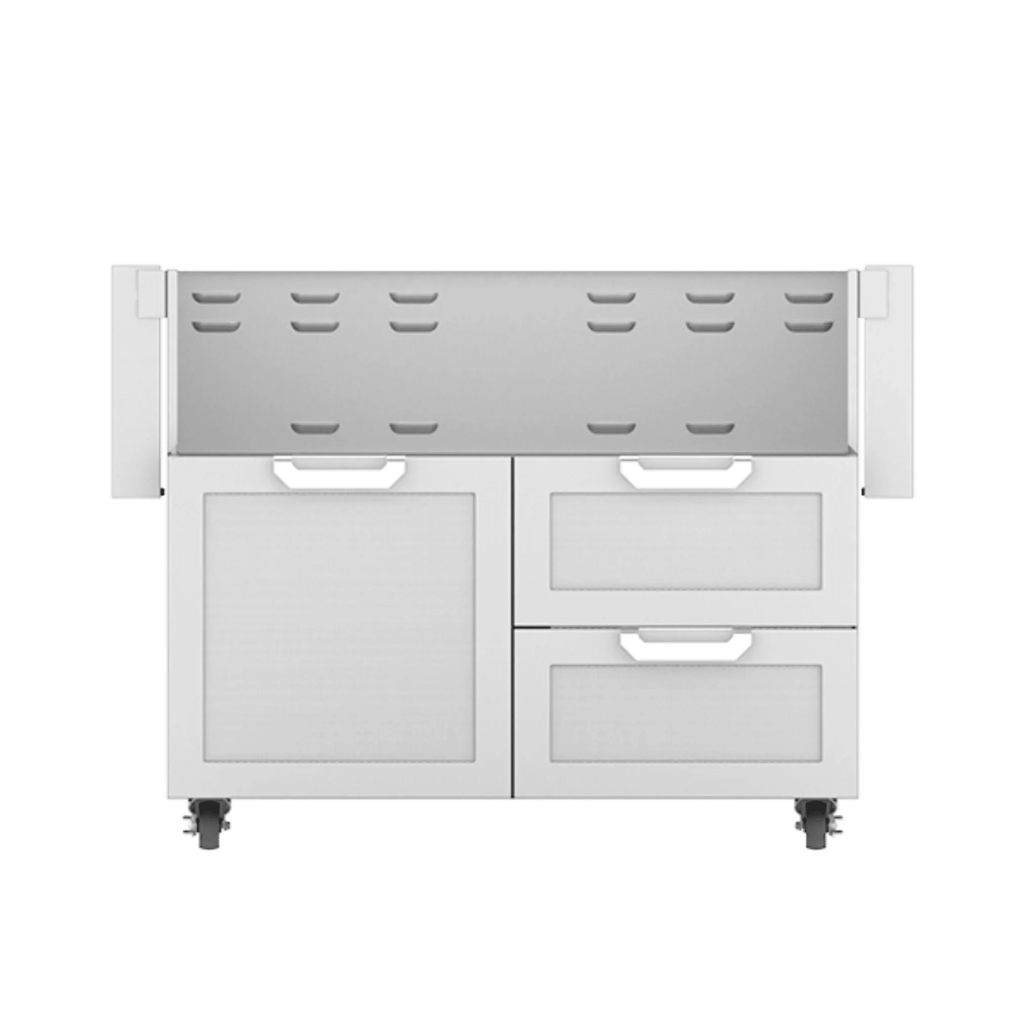 Hestan 42" GCR Series Outdoor Tower Cart with Door & Double Drawer - GCR42 - by Hestan | Buy at Agent BBQ