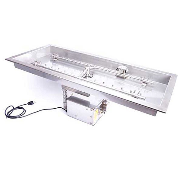 Rectangle Drop - In Torpedo Fire Pit H - Burner Kit - On/Off Electronic Ignition by HPC Fire - Fire Pit Electronic Ignition Burner kits by HPC Fire | Buy at Agent BBQ