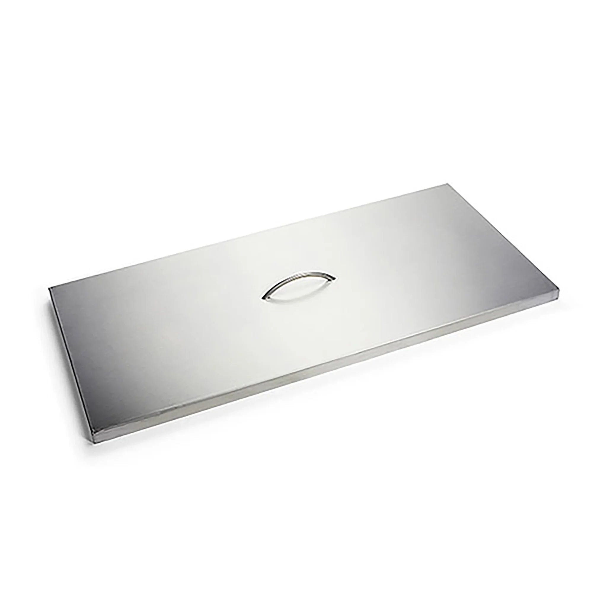 Rectangle Stainless Steel Hard Fire Pit Burner Cover by HPC Fire - Fire Pit Burner Covers by HPC Fire | Buy at Agent BBQ