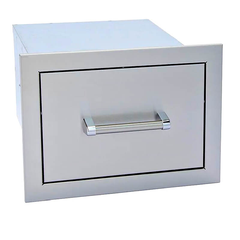 Kokomo Grills 20 Inch Stainless Steel Single Drawer - KO - SD6 - Outdoor Kitchen Drawer by Kokomo Grills | Buy at Agent BBQ