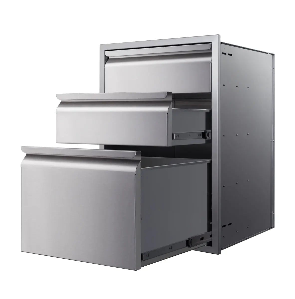 Memphis 21" Built - In Three Drawer Combo - VGC21DB3 - Outdoor Kitchens by Memphis Grills | Buy at Agent BBQ