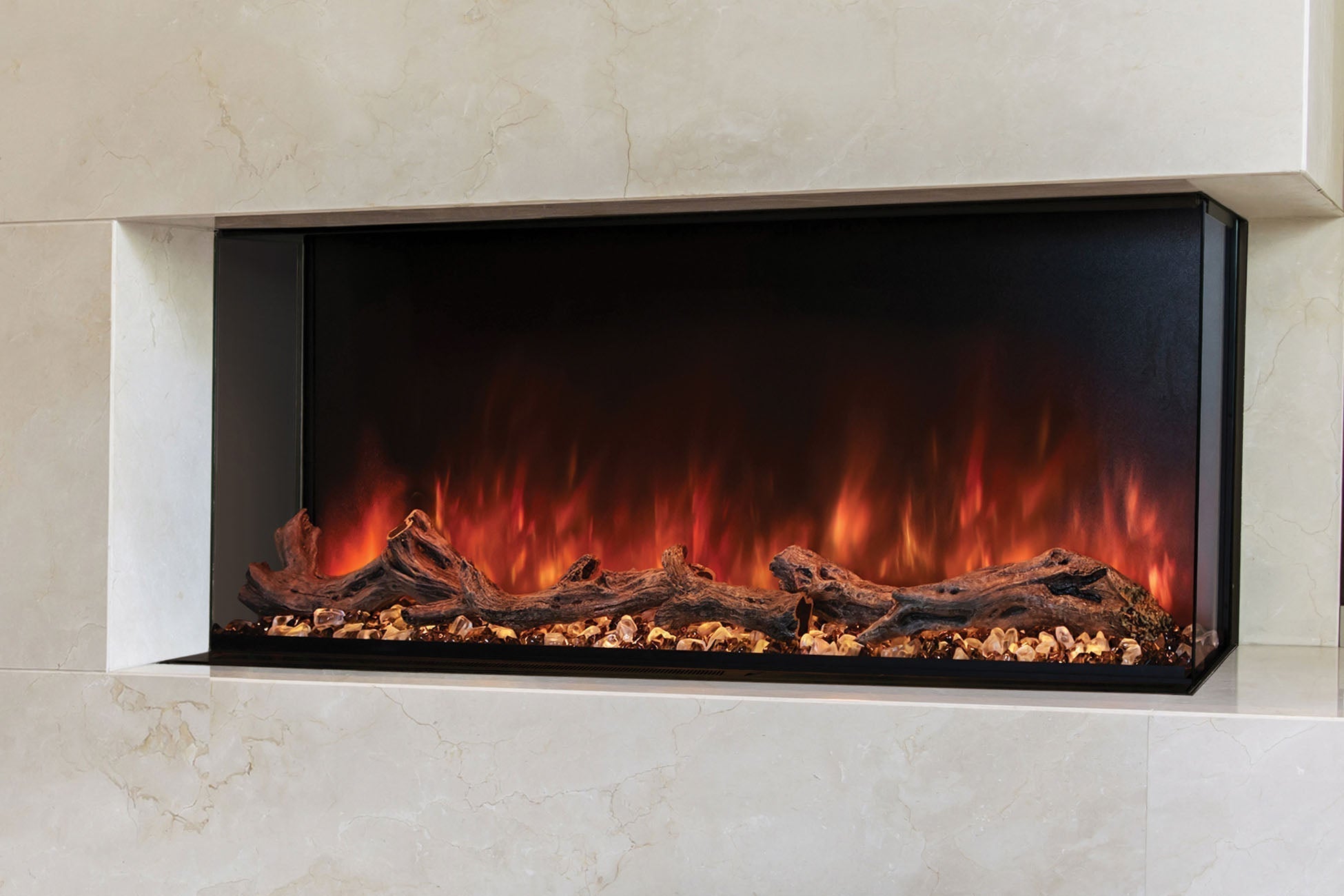Modern Flames Landscape Pro Multi 80" 3 - Sided / 2 - Sided Built In Electric Fireplace - Electric Fireplace by Modern Flames | Buy at Agent BBQ