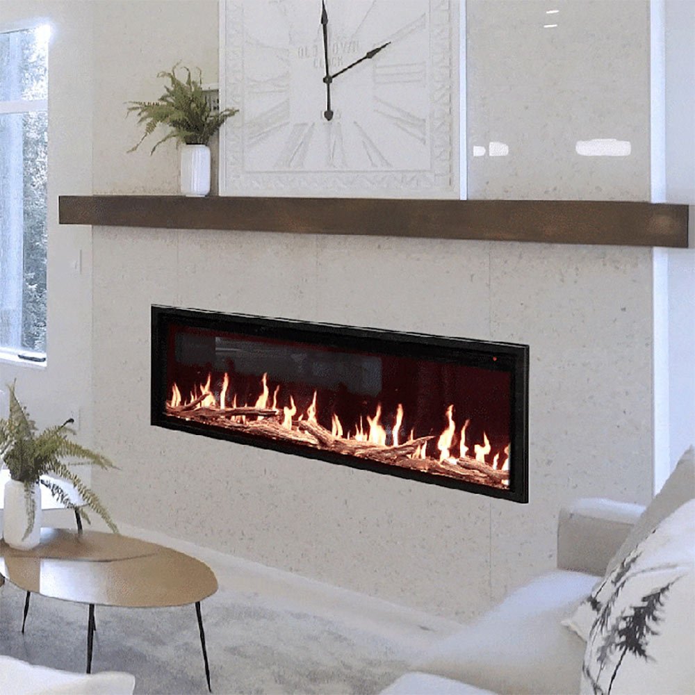 Modern Flames Orion Slim 76 - Inch Linear Built - In Electric Fireplace - Hearth : Electric Fireplace by Modern Flames | Buy at Agent BBQ