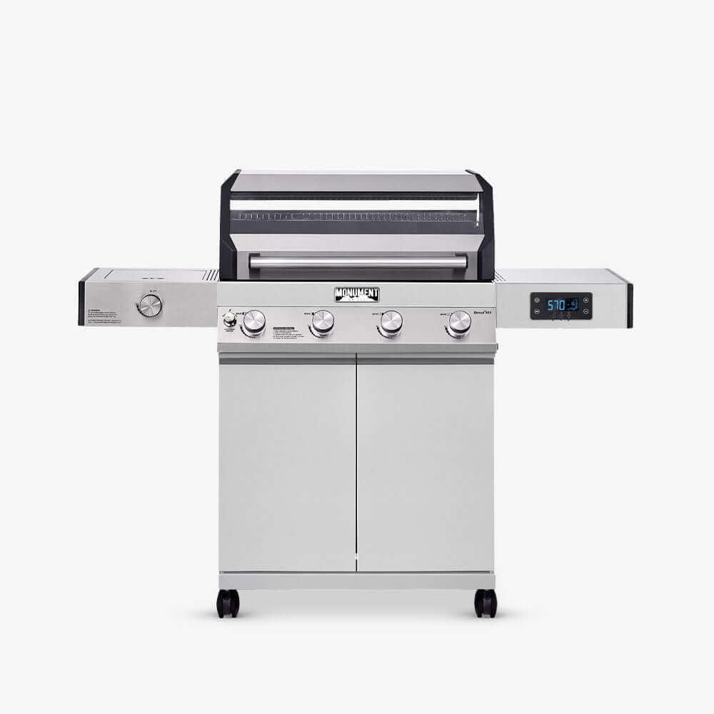 Monument Grills - Denali 405 - Stainless Smart Tech Propane Gas Grill - D405 - by Monument Grills | Buy at Agent BBQ
