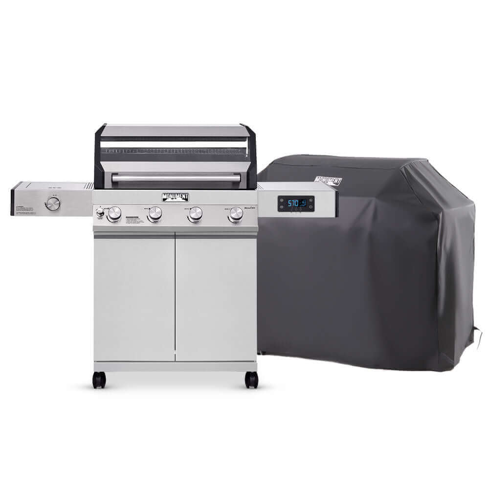 Monument Grills - Denali 405 - Stainless Smart Tech Propane Gas Grill - D405 - by Monument Grills | Buy at Agent BBQ