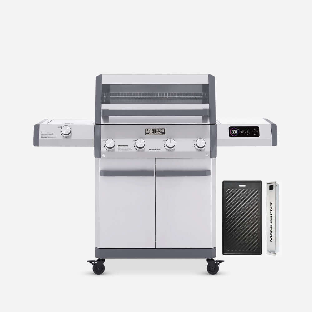 Monument Grills - Eminence 405 - Chic Clearview® Smart Stainless Gas Grill - E405 - by Monument Grills | Buy at Agent BBQ