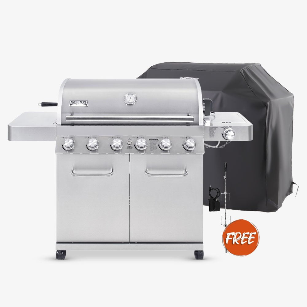 Monument Grills - Full Stainless Propane Gas Grill - 77352 - by Monument Grills | Buy at Agent BBQ
