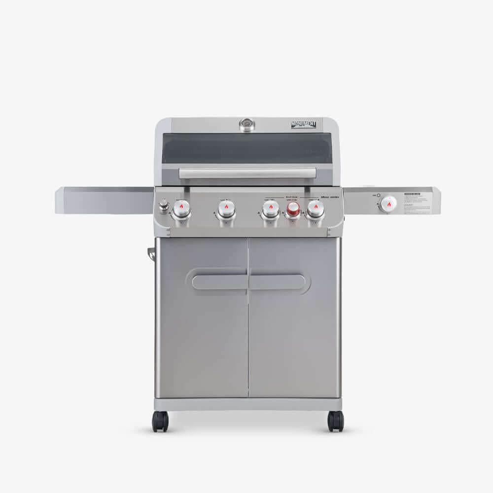Monument Grills - Mesa Stainless Propane Gas Grill - M415BZ - by Monument Grills | Buy at Agent BBQ