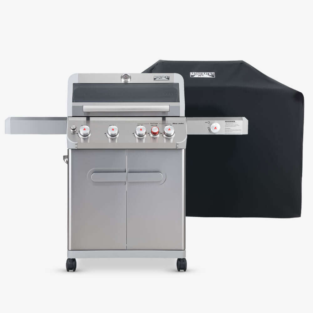 Monument Grills - Mesa Stainless Propane Gas Grill - M415BZ - by Monument Grills | Buy at Agent BBQ