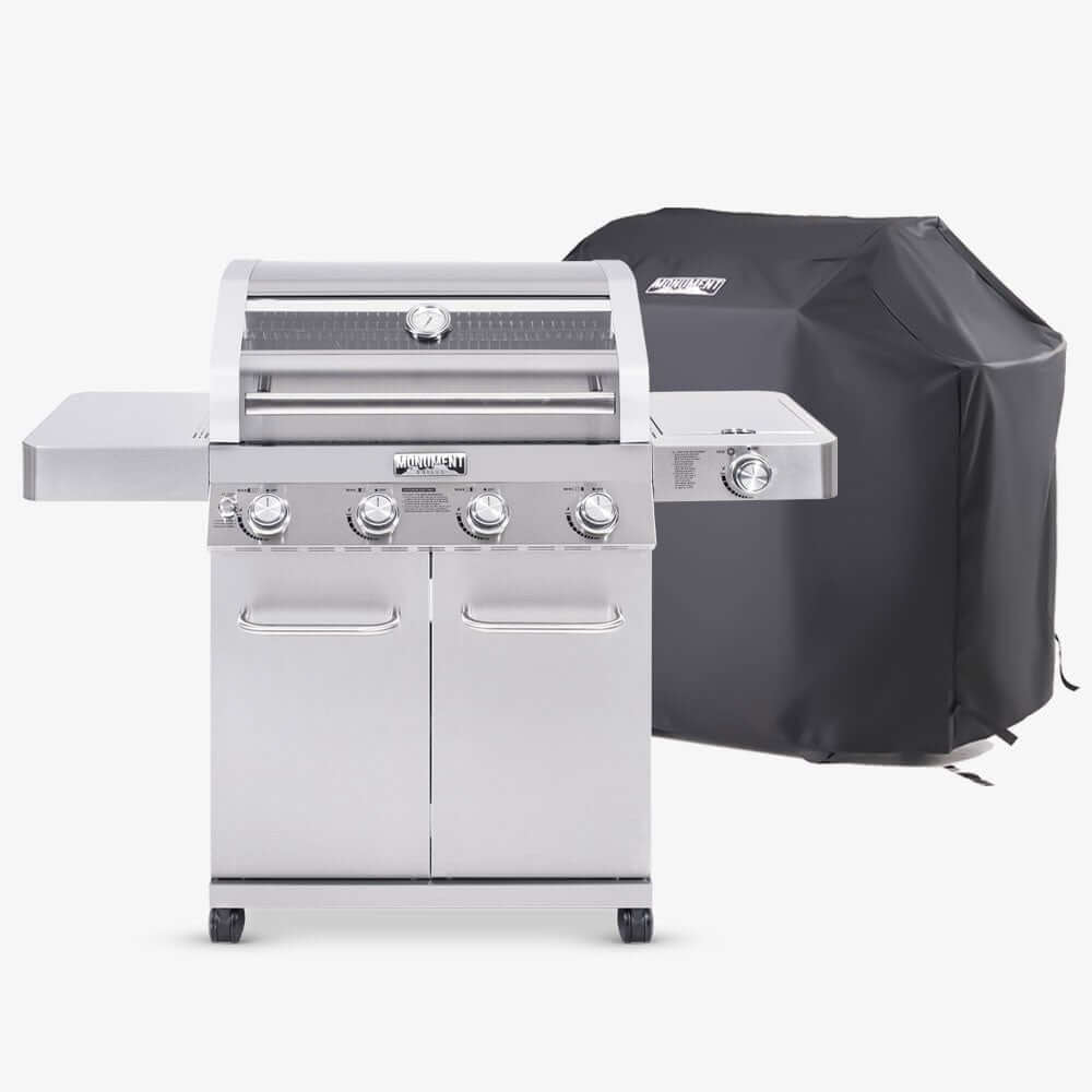 Monument Grills - Stainless Natural/Propane Gas Grill - 41847NG - by Monument Grills | Buy at Agent BBQ