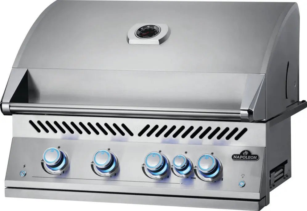 Napoleon 700 Series 5 - Burner 32 - Inch Built - In Natural Gas Grill w/ Rotisserie & SafetyGlow - BIG32RBSS - 1 - Outdoor Grills by Napoleon | Buy at Agent BBQ