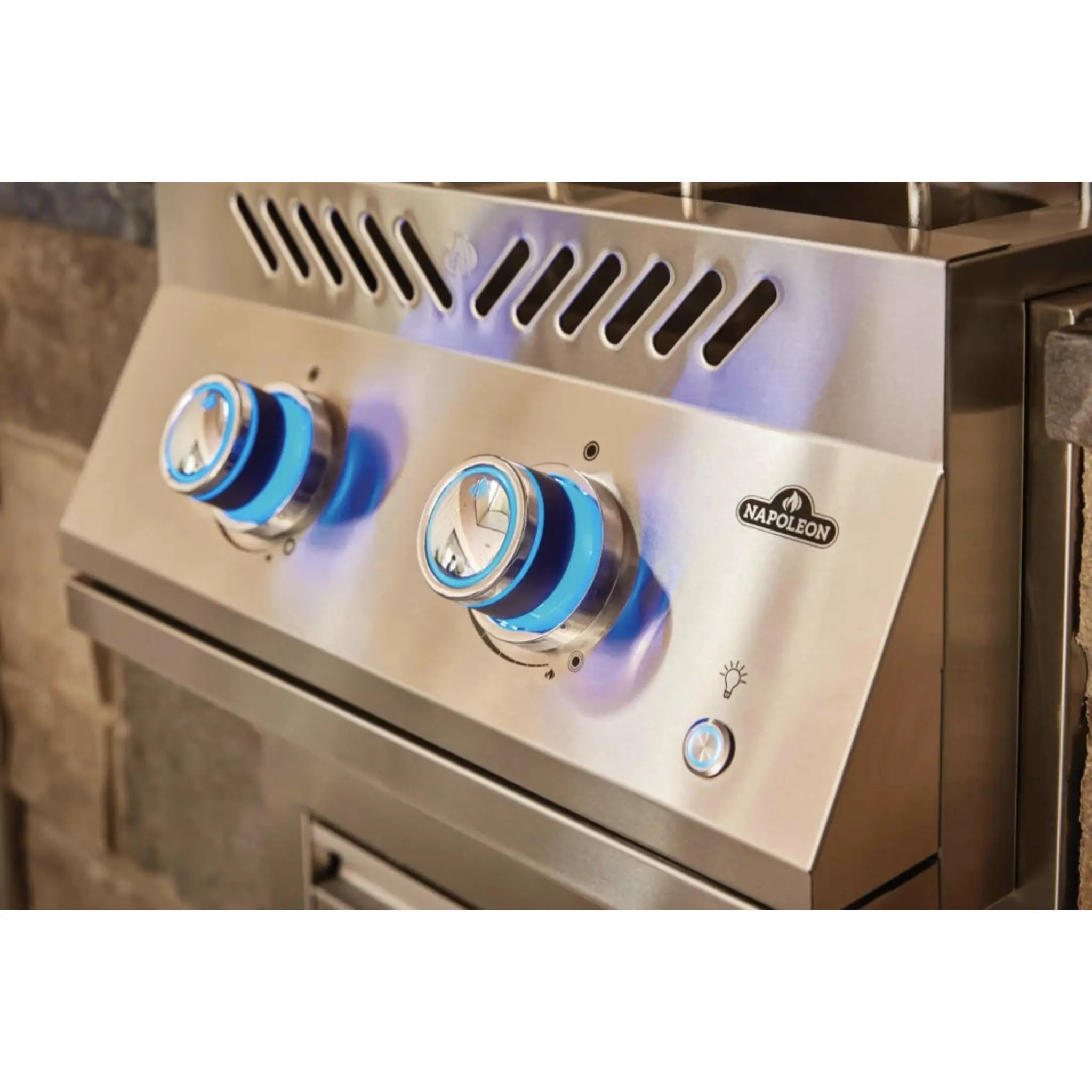 Napoleon Built - in 700 Series Power Burner with Stainless Steel Cover - BIB18PBSS - Infrared Burner by Napoleon | Buy at Agent BBQ