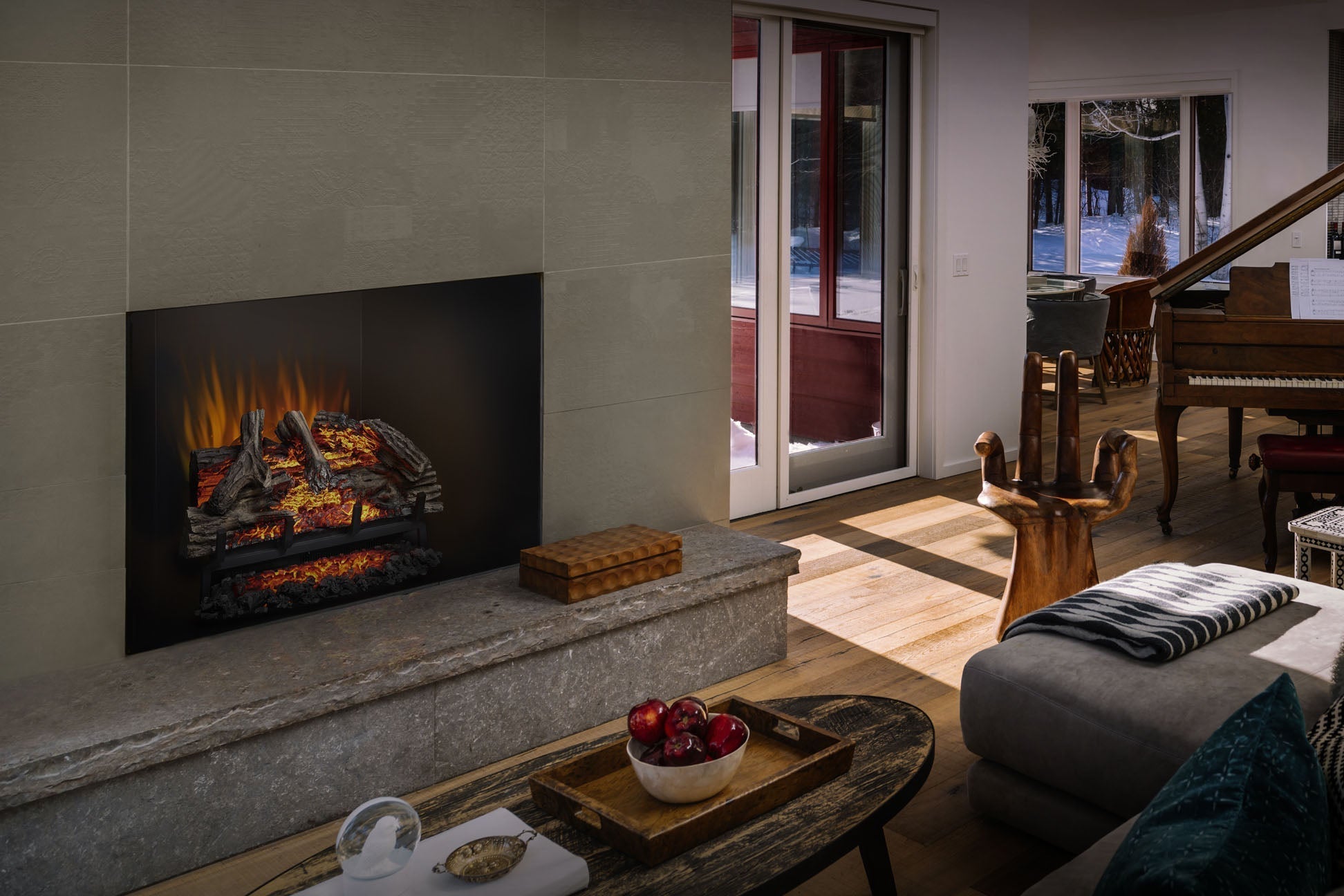 Napoleon Woodland 27" Electric Fireplace Log Insert - Electric Logs Insert by Napoleon | Buy at Agent BBQ