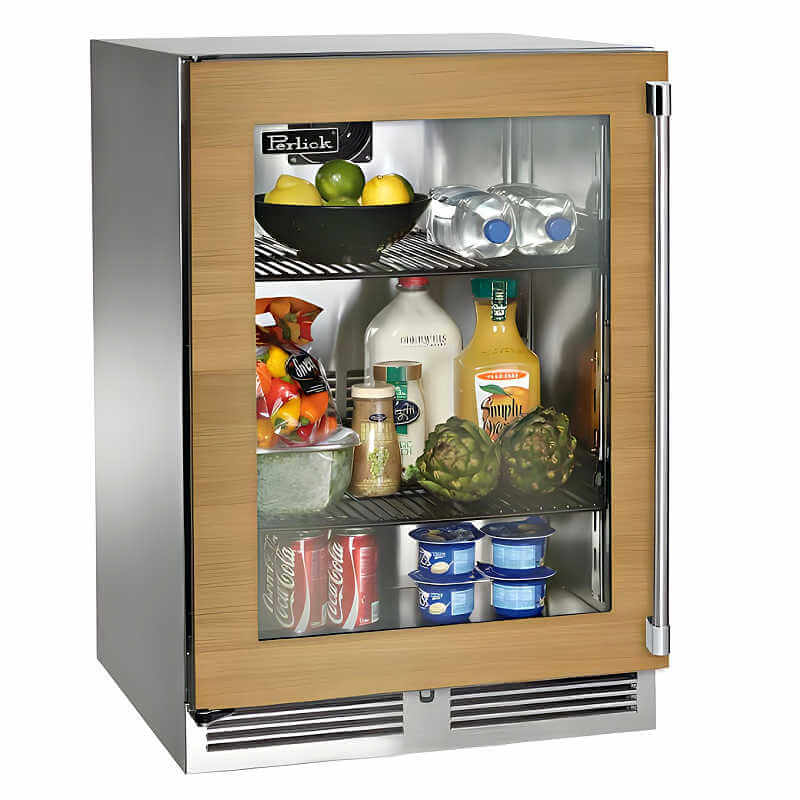 Perlick 24 - Inch Signature Series Panel Ready Glass Door Outdoor Refrigerator with Lock - HP24RO - 4 - 4 - by Perlick | Buy at Agent BBQ