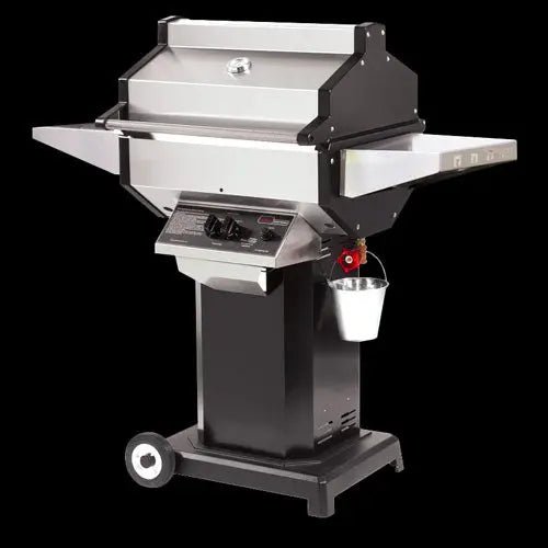 Phoenix Grills - Stainless Steel Natural Gas Grill Head On Black Aluminum Pedestal Cart - SDBOCN - Outdoor Grills by Phoenix Grills | Buy at Agent BBQ