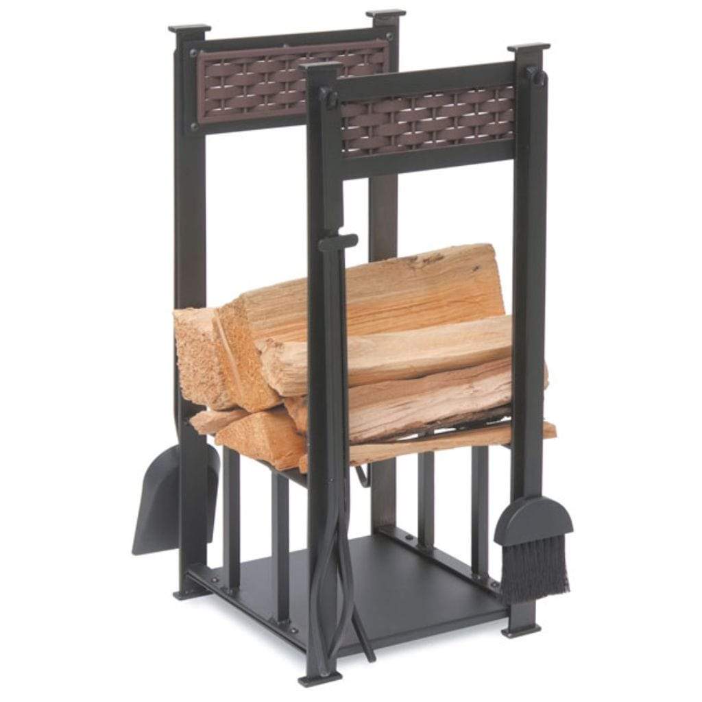 Pilgrim - 13" Matte Black Basket Weave Hearth Center - by Pilgrim Home & Hearth | Buy at Agent BBQ