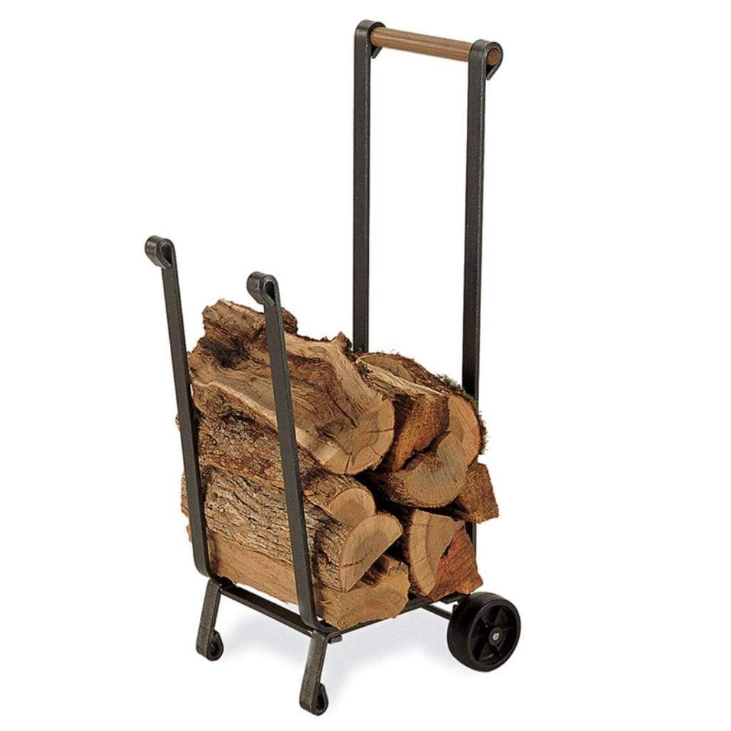 Pilgrim - 14" Vintage Iron Forged Iron Wood Cart - by Pilgrim Home & Hearth | Buy at Agent BBQ