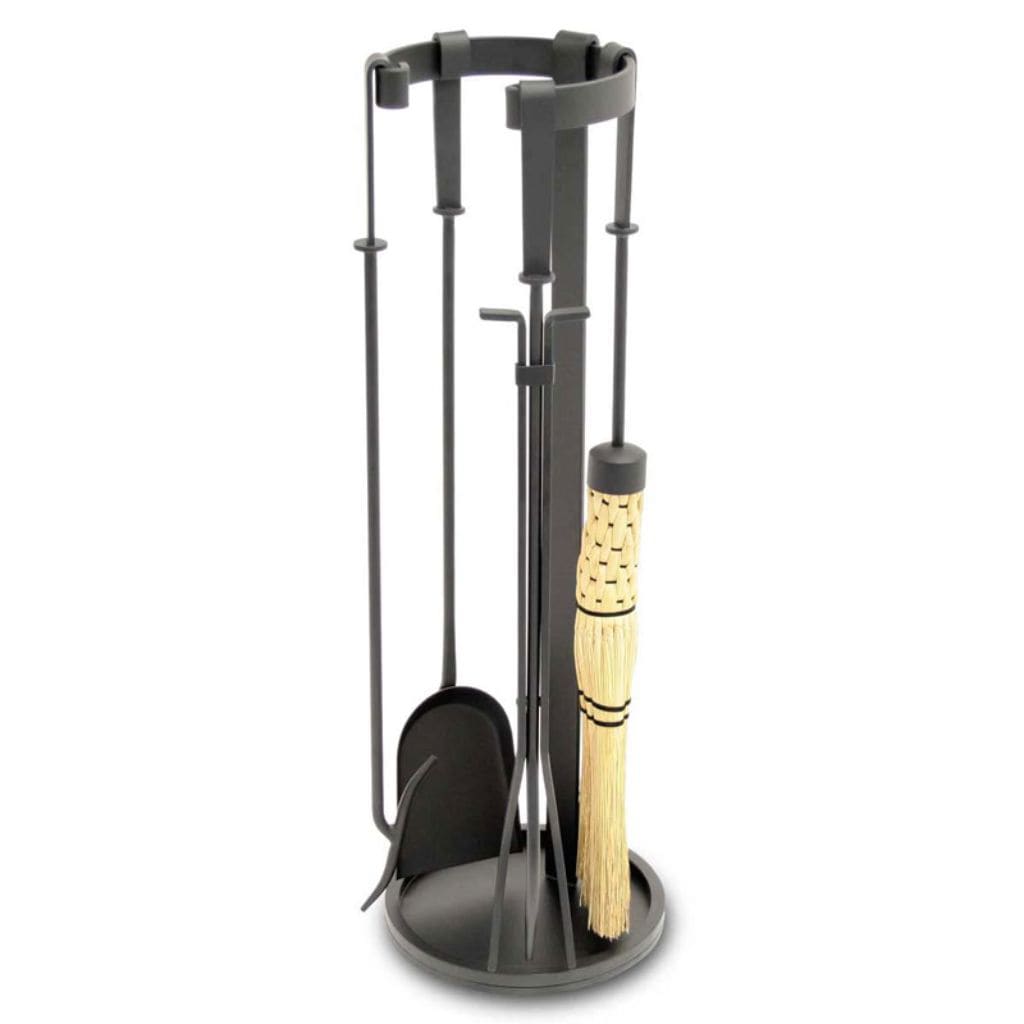 Pilgrim - 22" 4 - Piece Black Mid Century Tool Set - by Pilgrim Home & Hearth | Buy at Agent BBQ