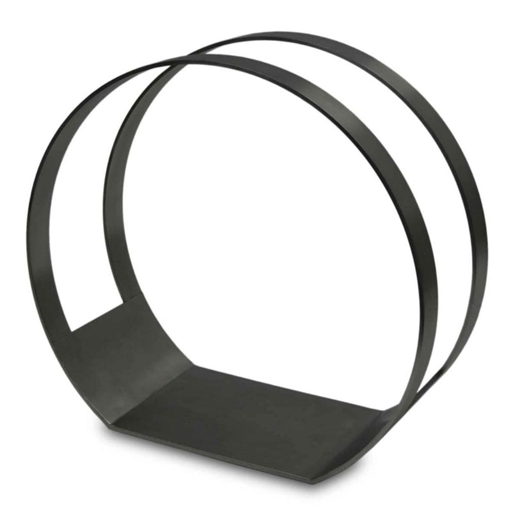 Pilgrim - 24" Black Modern Wood Holder - by Pilgrim Home & Hearth | Buy at Agent BBQ