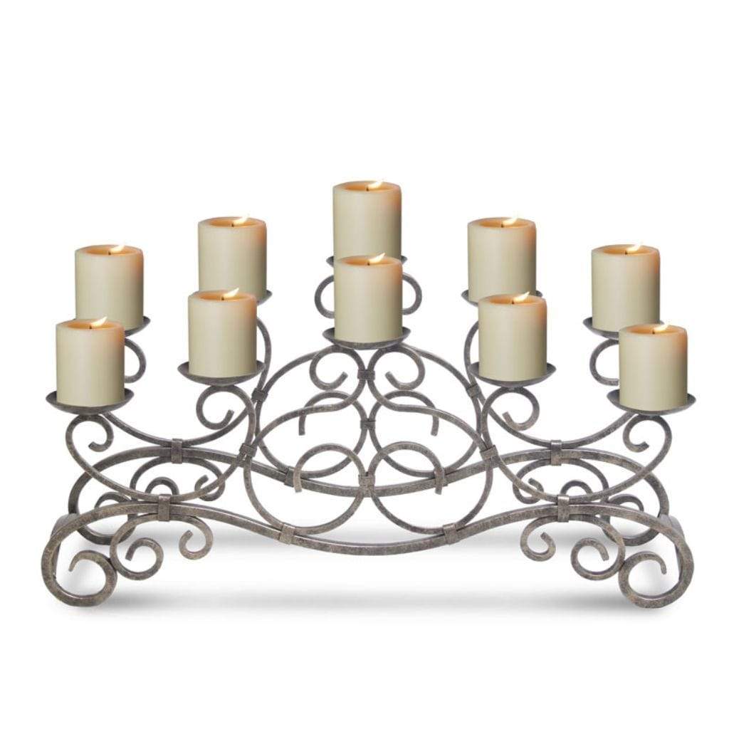 Pilgrim - 30" Distressed Bronze Brighton Candelabra - by Pilgrim Home & Hearth | Buy at Agent BBQ
