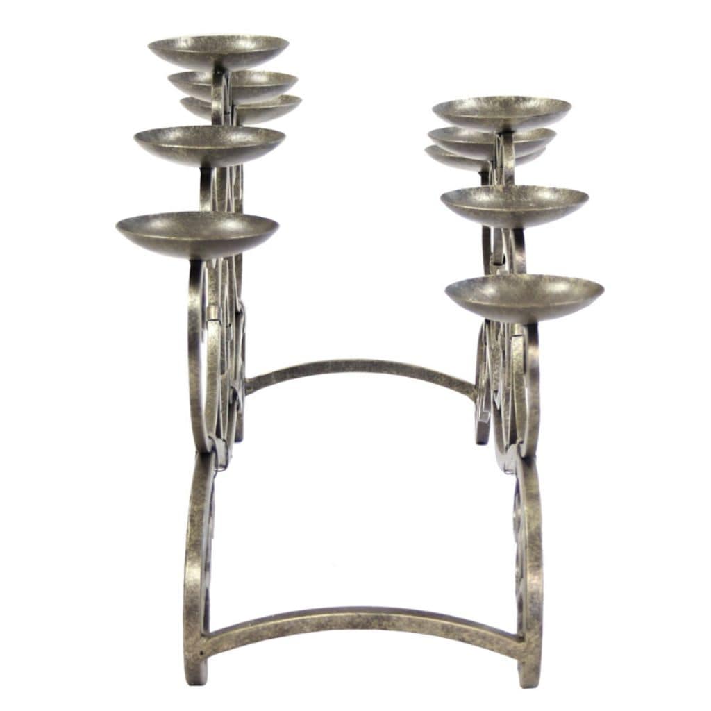 Pilgrim - 30" Distressed Bronze Brighton Candelabra - by Pilgrim Home & Hearth | Buy at Agent BBQ