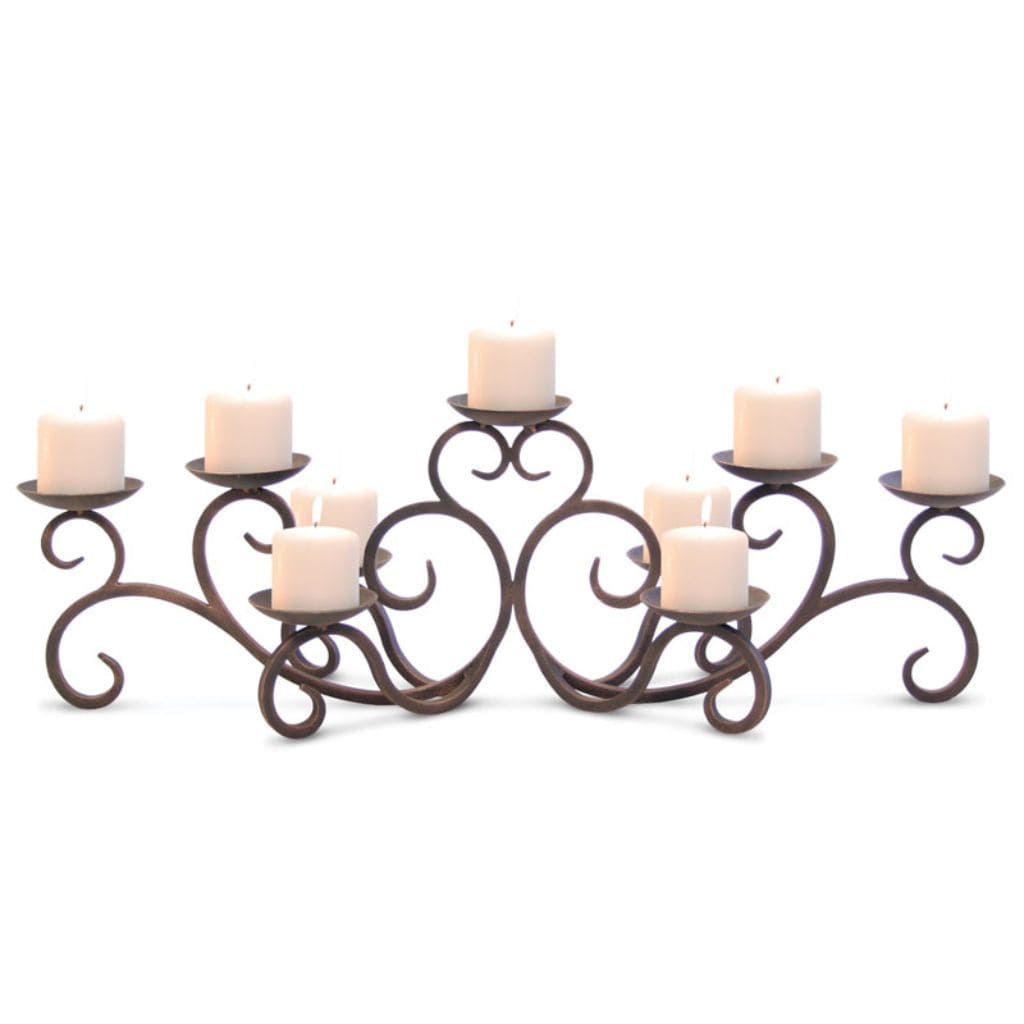 Pilgrim - 30" Distressed Bronze Hawthorne Candelabra - by Pilgrim Home & Hearth | Buy at Agent BBQ