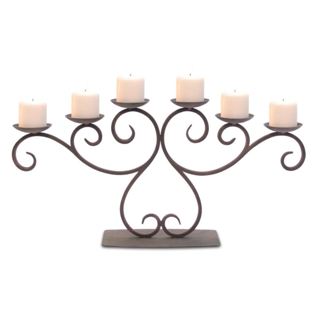 Pilgrim - 30" Distressed Bronze Lakewood Candelabra - by Pilgrim Home & Hearth | Buy at Agent BBQ