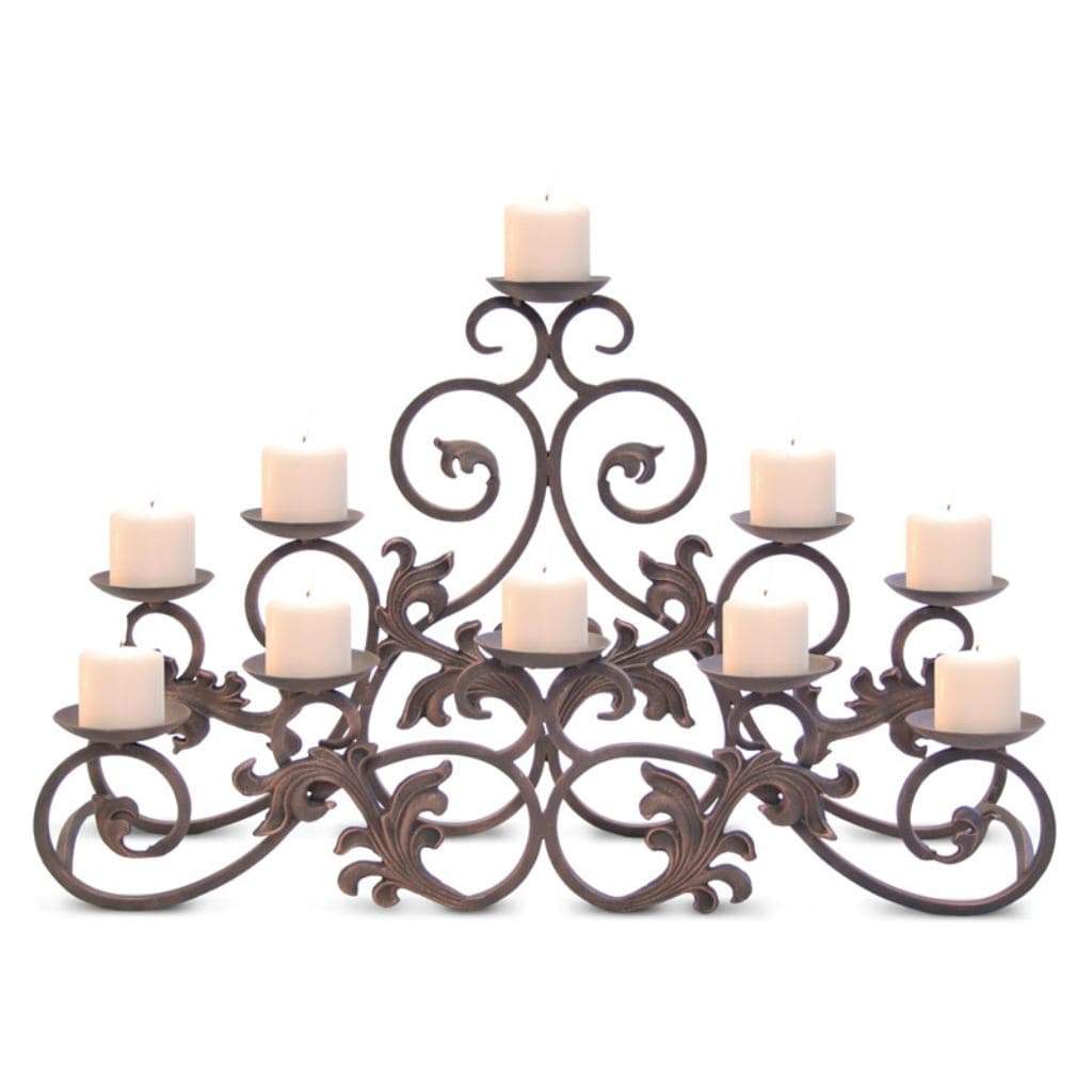 Pilgrim - 30" Distressed Bronze Venice Candelabra - by Pilgrim Home & Hearth | Buy at Agent BBQ