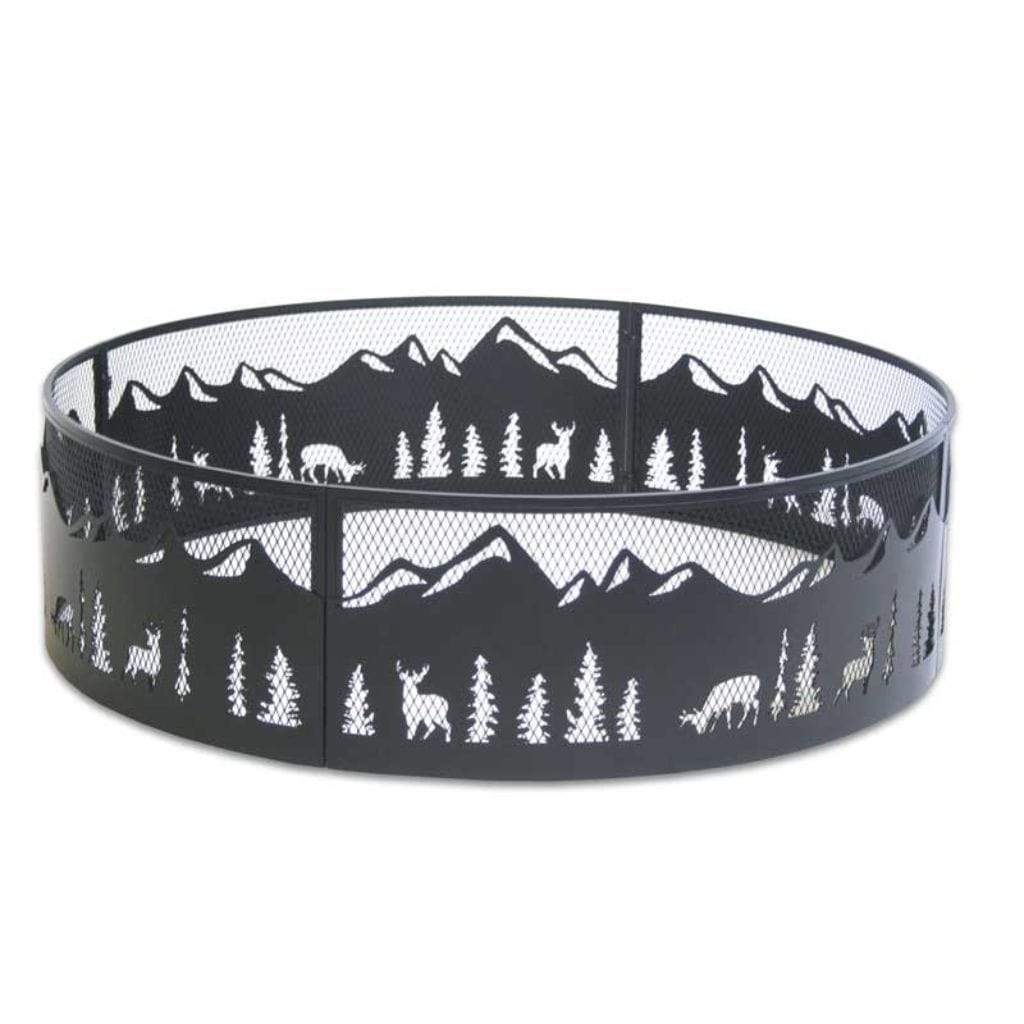 Pilgrim - 36" High Temp Black Nature Fire Ring - by Pilgrim Home & Hearth | Buy at Agent BBQ
