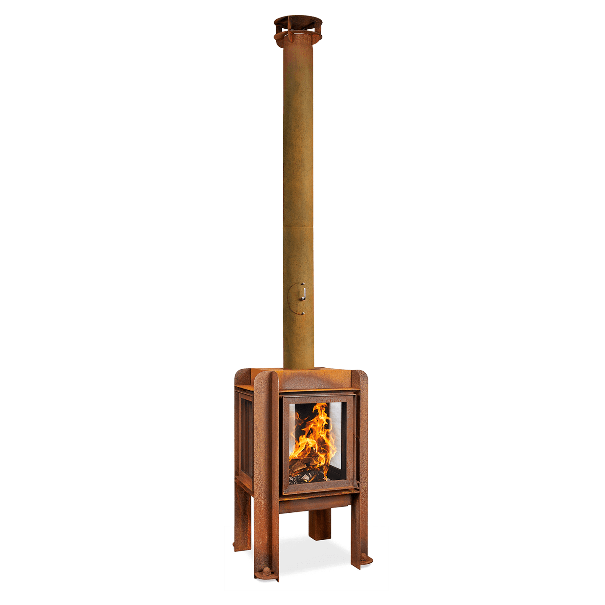 RB73 Fennek 50 4 - Sided Glass Fireplace - by RB73 | Buy at Agent BBQ