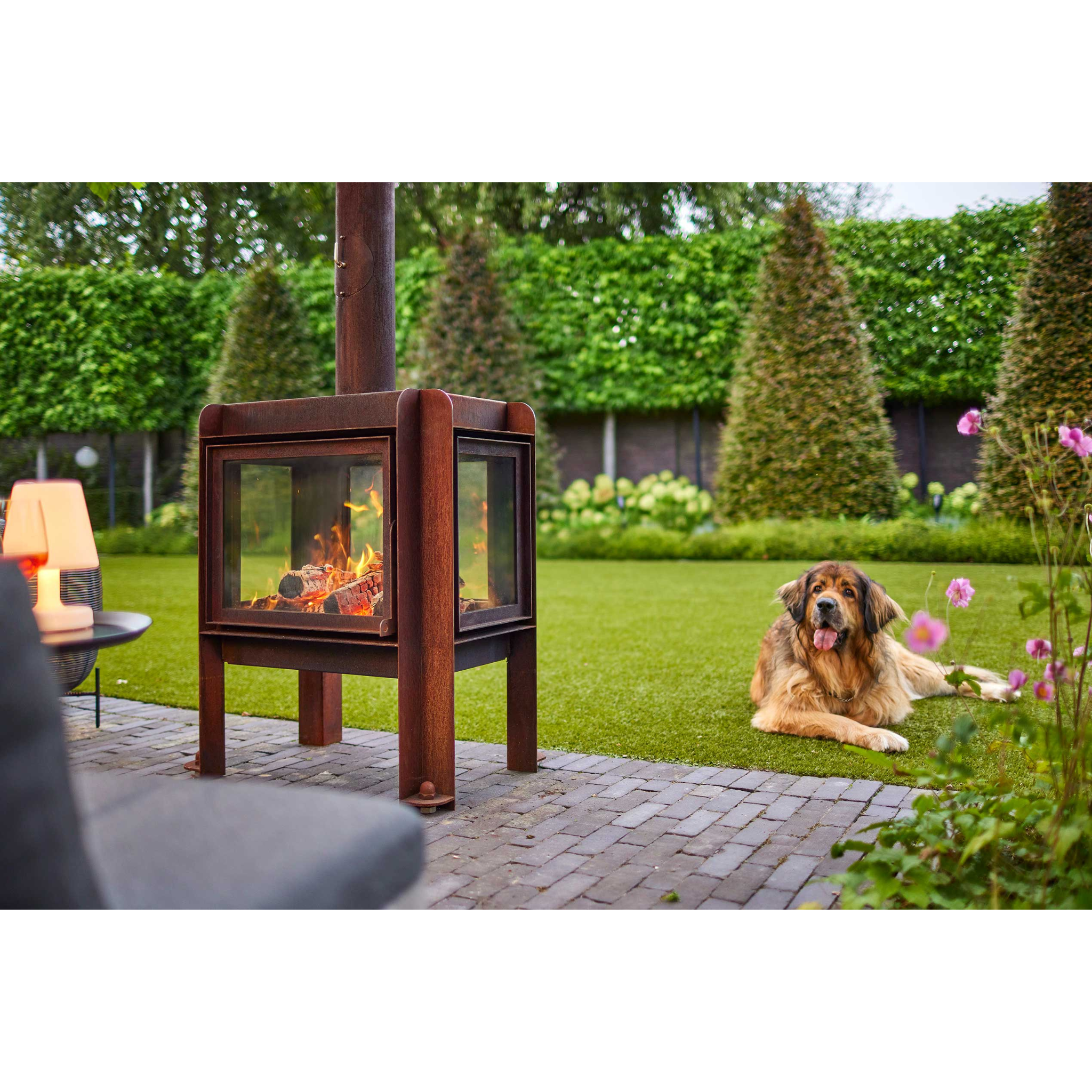 RB73 Fennek 80 4 - Sided Glass Fireplace - by RB73 | Buy at Agent BBQ