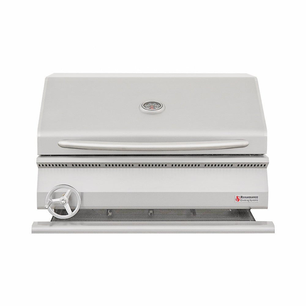 32" Premier Built - In Charcoal Grill - RJCC32A - Charcoal Built - In Grill by Renaissance Cooking Systems | Buy at Agent BBQ
