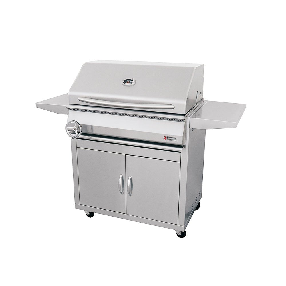32" Premier Freestanding Charcoal Grill - RJCC32A CK - Charcoal Portable Grills by Renaissance Cooking Systems | Buy at Agent BBQ
