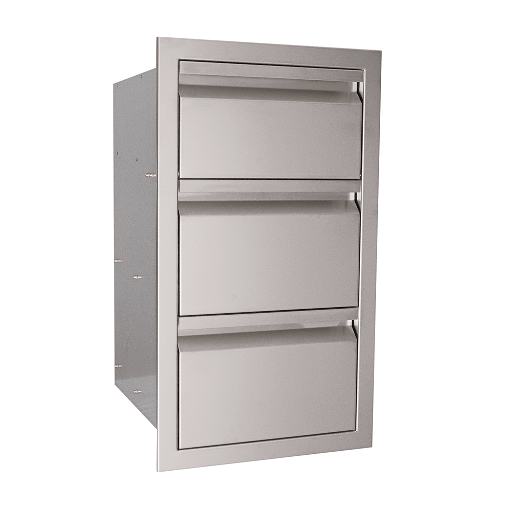 Double Drawers with Paper Towel Holder - VTHC1 - Storage Drawers by Renaissance Cooking Systems | Buy at Agent BBQ